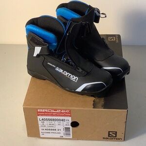 Salomon kid xc ski boot 4.5 R/Combi Prolink Jr. Skate and Classic cross-country